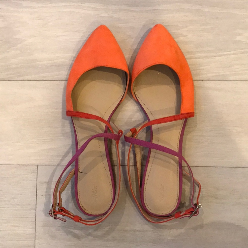 Zara Colorblock Flats Size 41